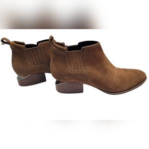 ALEXANDER WANG- Women's Brown Suede Anke Boot - Size 9.5
